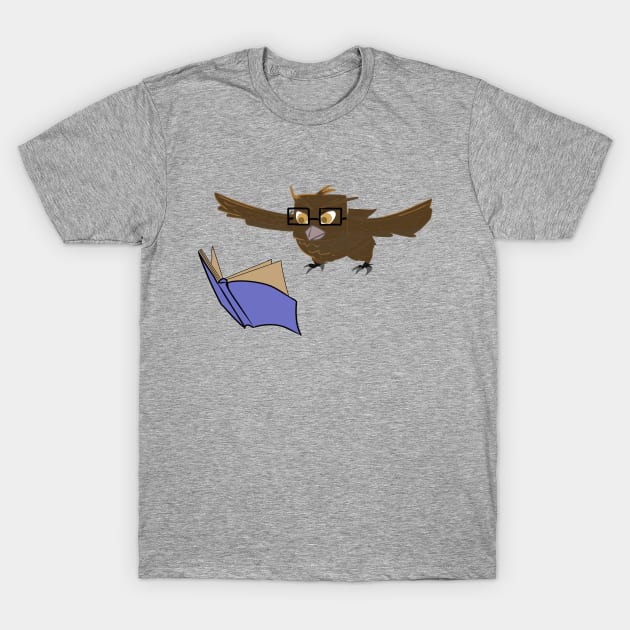 Owl Multitasking T-Shirt by noodlesbypaolo